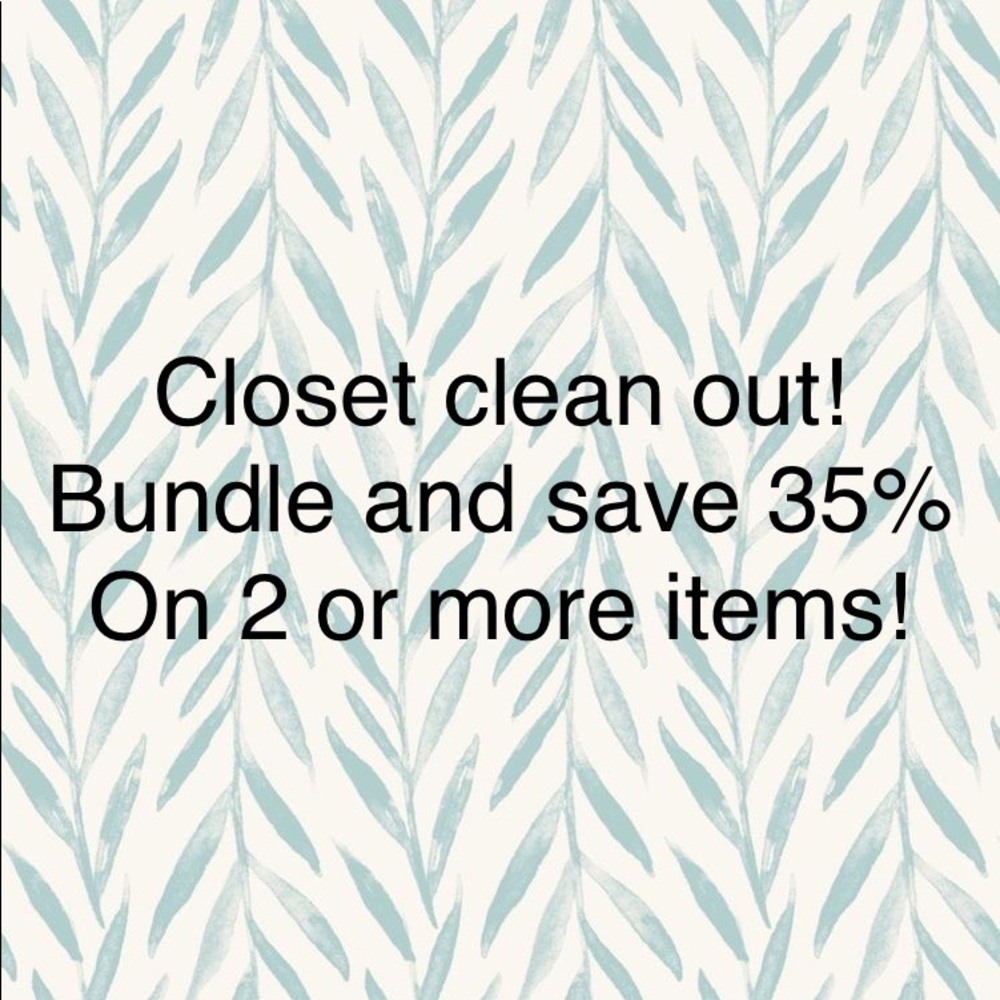 Flash sale. Good till 4/5 then donating.
